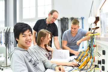students training