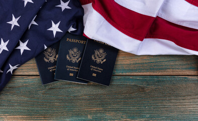 flag and passports
