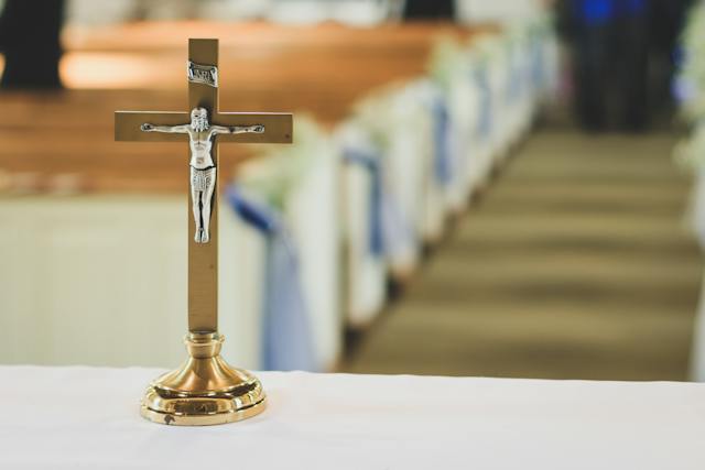 crucifix in church