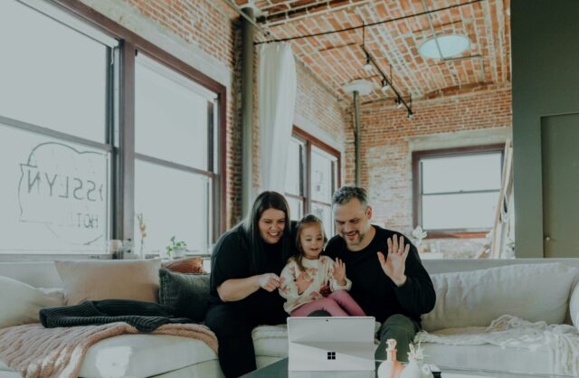 parents with child